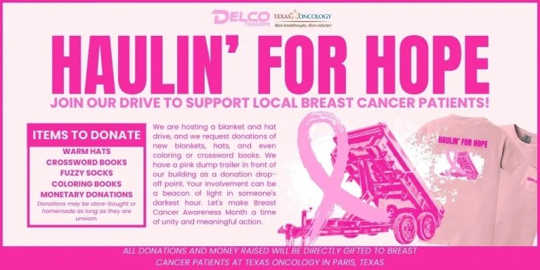 Join Delco Trailers in Supporting Breast Cancer Awareness Month!