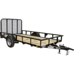 U2- 77 Wide Single Axle Utility